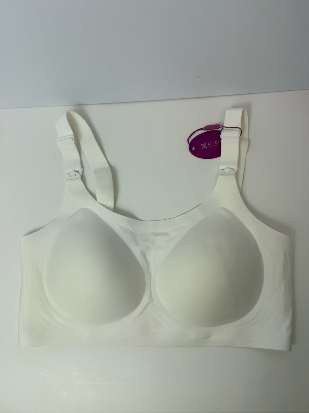Avidlove Seamless White Maternity/Nursing Bra Size Medium